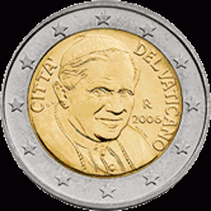 2 Euro UNC Vaticaan